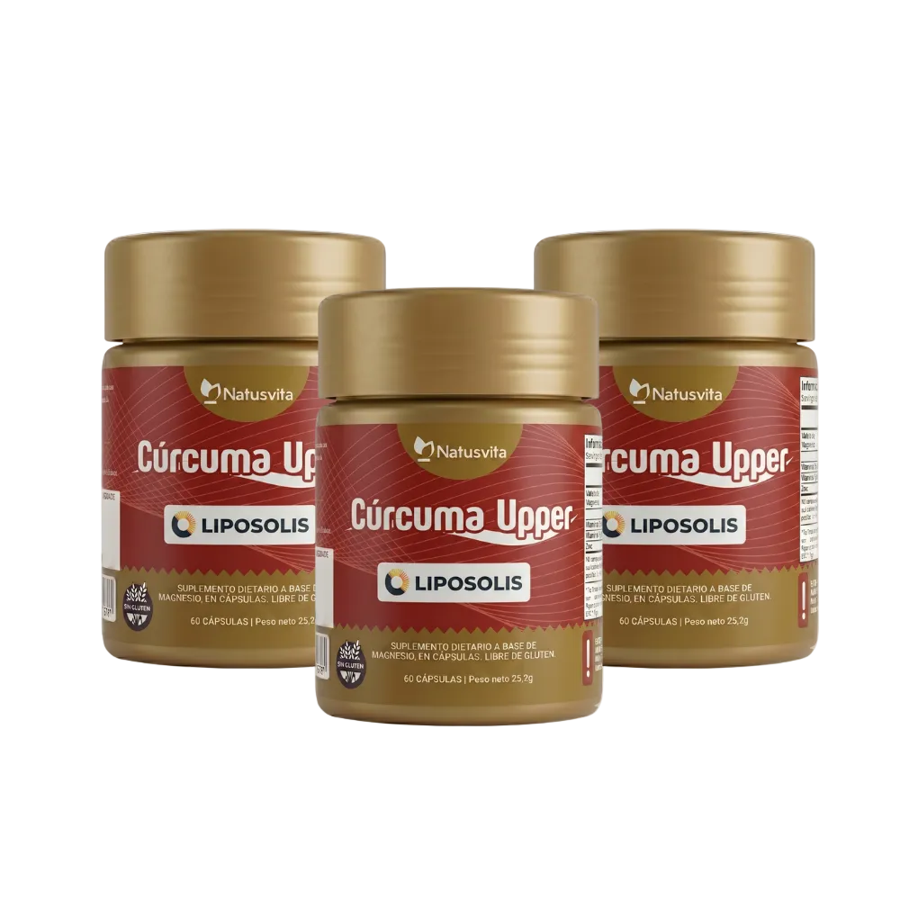 Cúrcuma Upper (Curcumina Liposomal con MCT) en Cápsulas Softgel