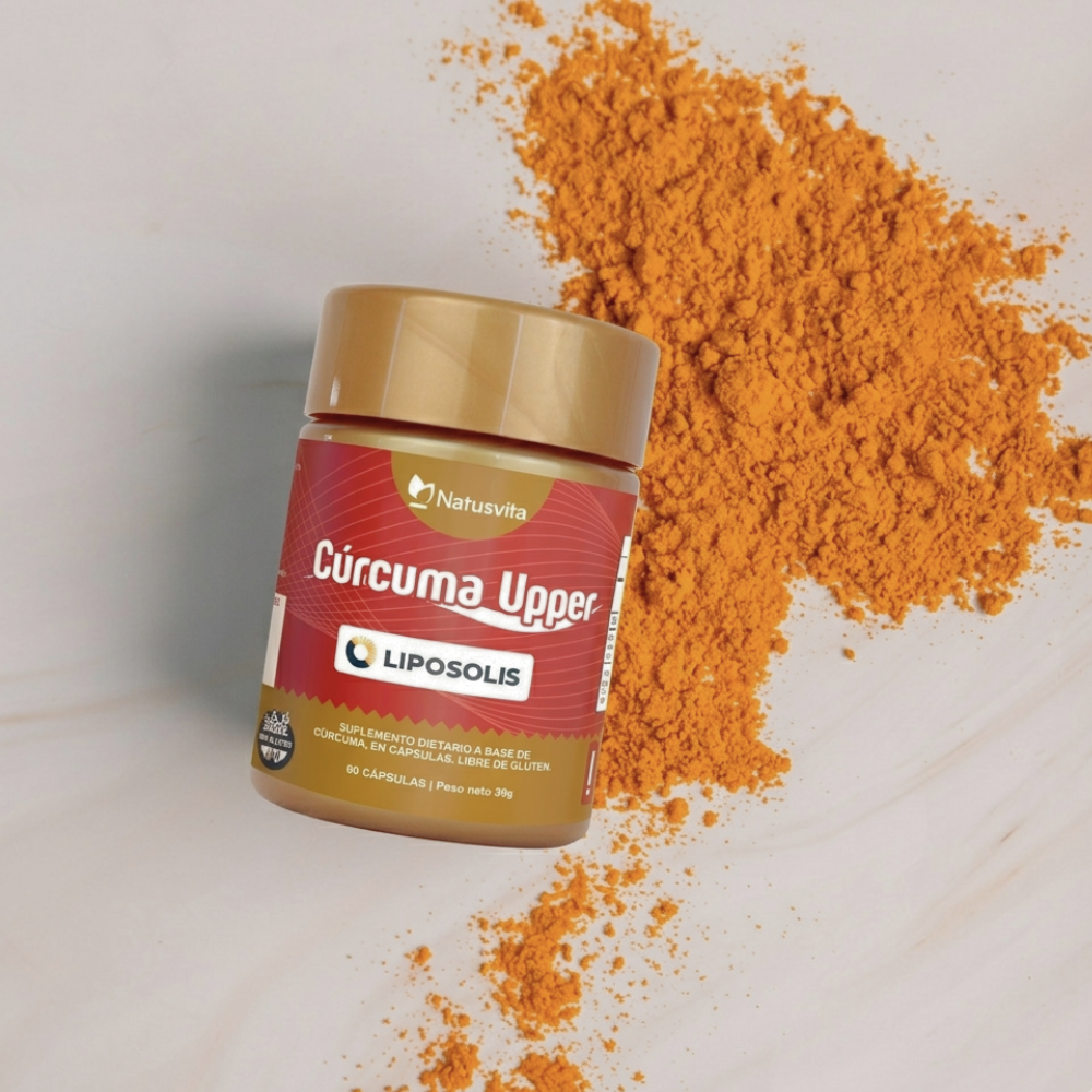 Cúrcuma Upper (Curcumina Liposomal con MCT) en Cápsulas Softgel
