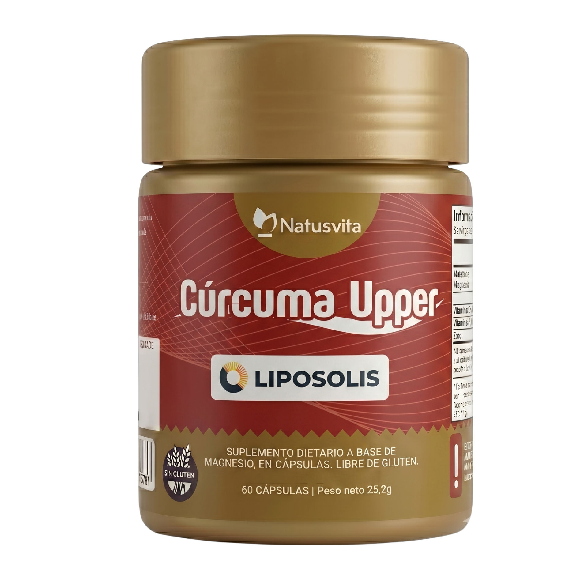 Cúrcuma Upper (Curcumina Liposomal con MCT) en Cápsulas Softgel