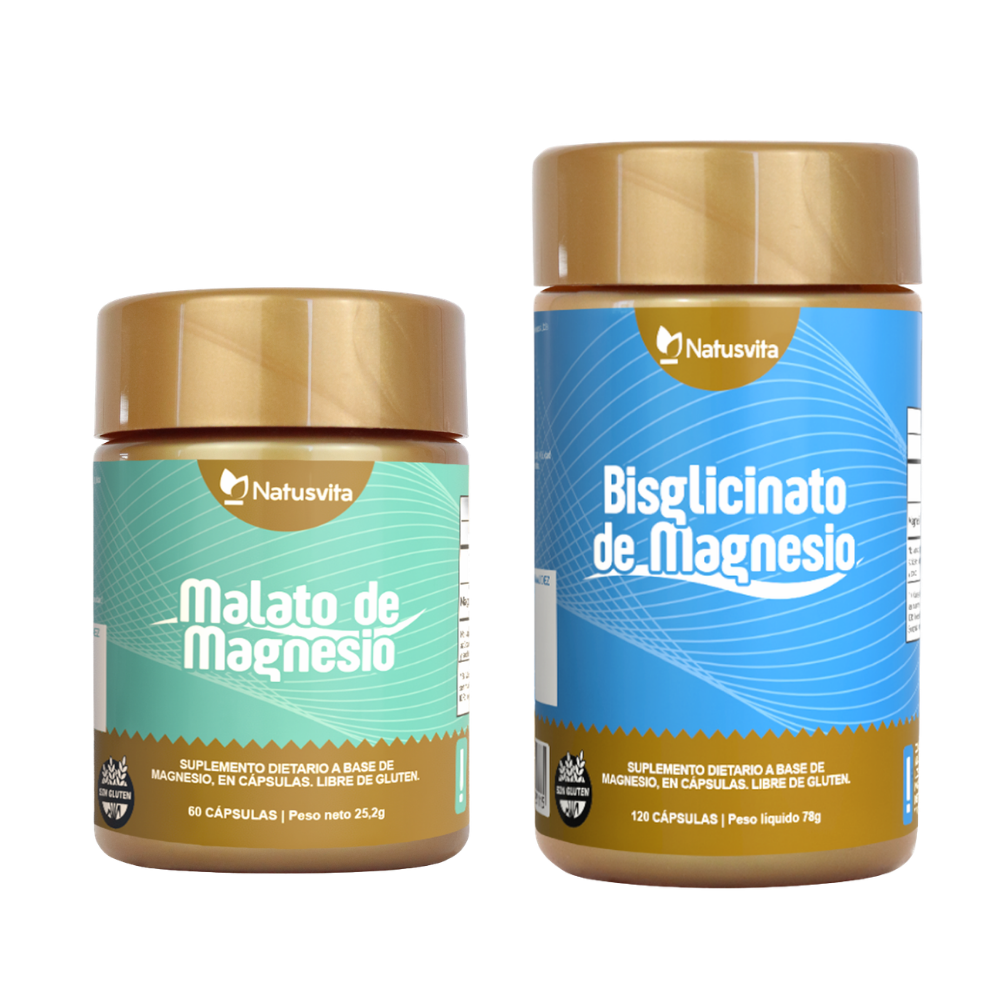 Kit Magnesio Día & Noche — Malato + Bisglicinato