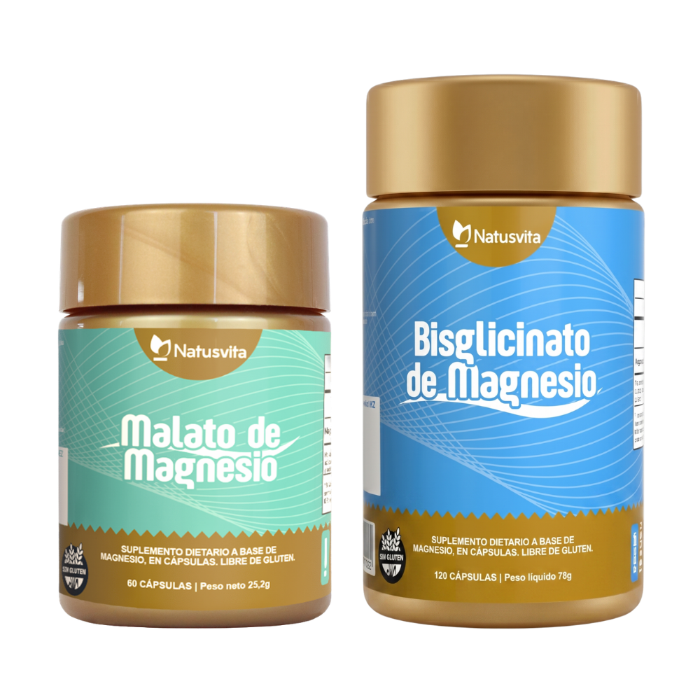 Kit Magnesio Día & Noche — Malato + Bisglicinato