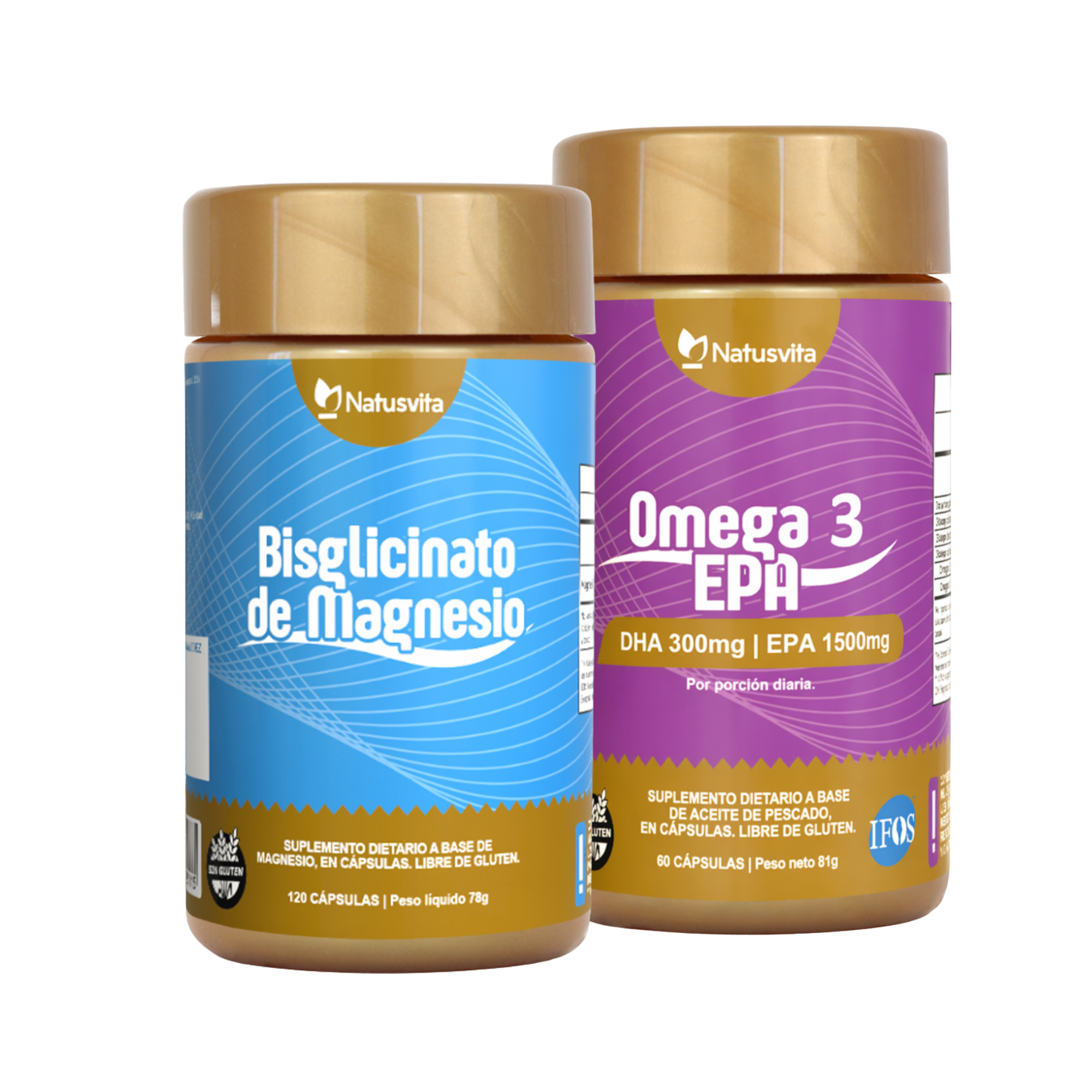 Kit Calma — Magnesio Bisglicinato + Omega 3 IFOS