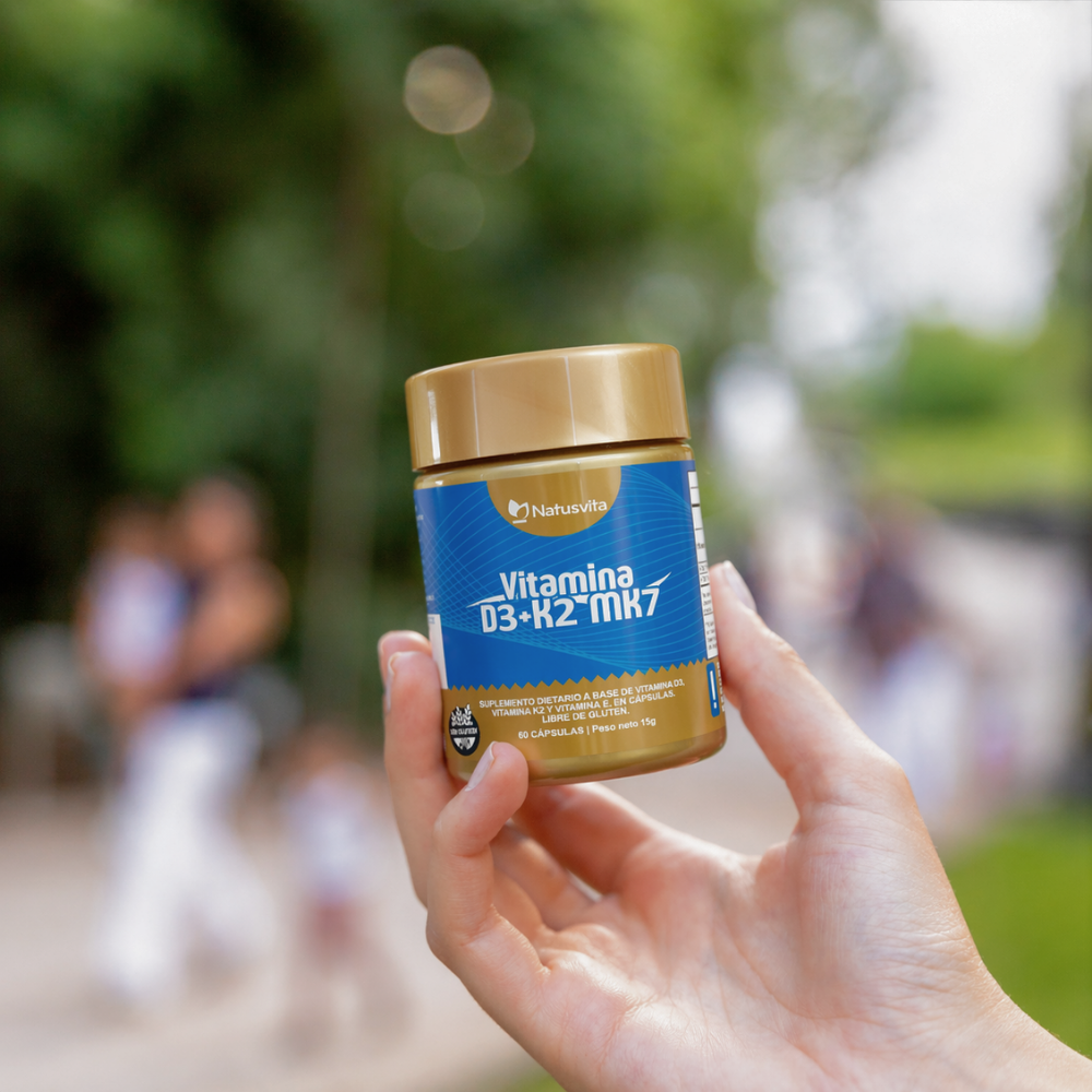 Vitamina D3 2.000 UI + K2 MK7 con MCT y Aceite de Oliva - Mini Softgel