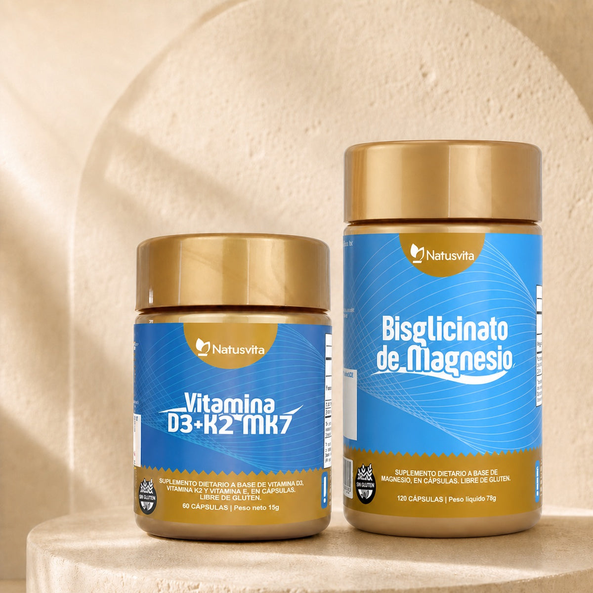 Kit Salud Ósea — Magnesio Bisglicinato + Vitamina D3+K2 MK7