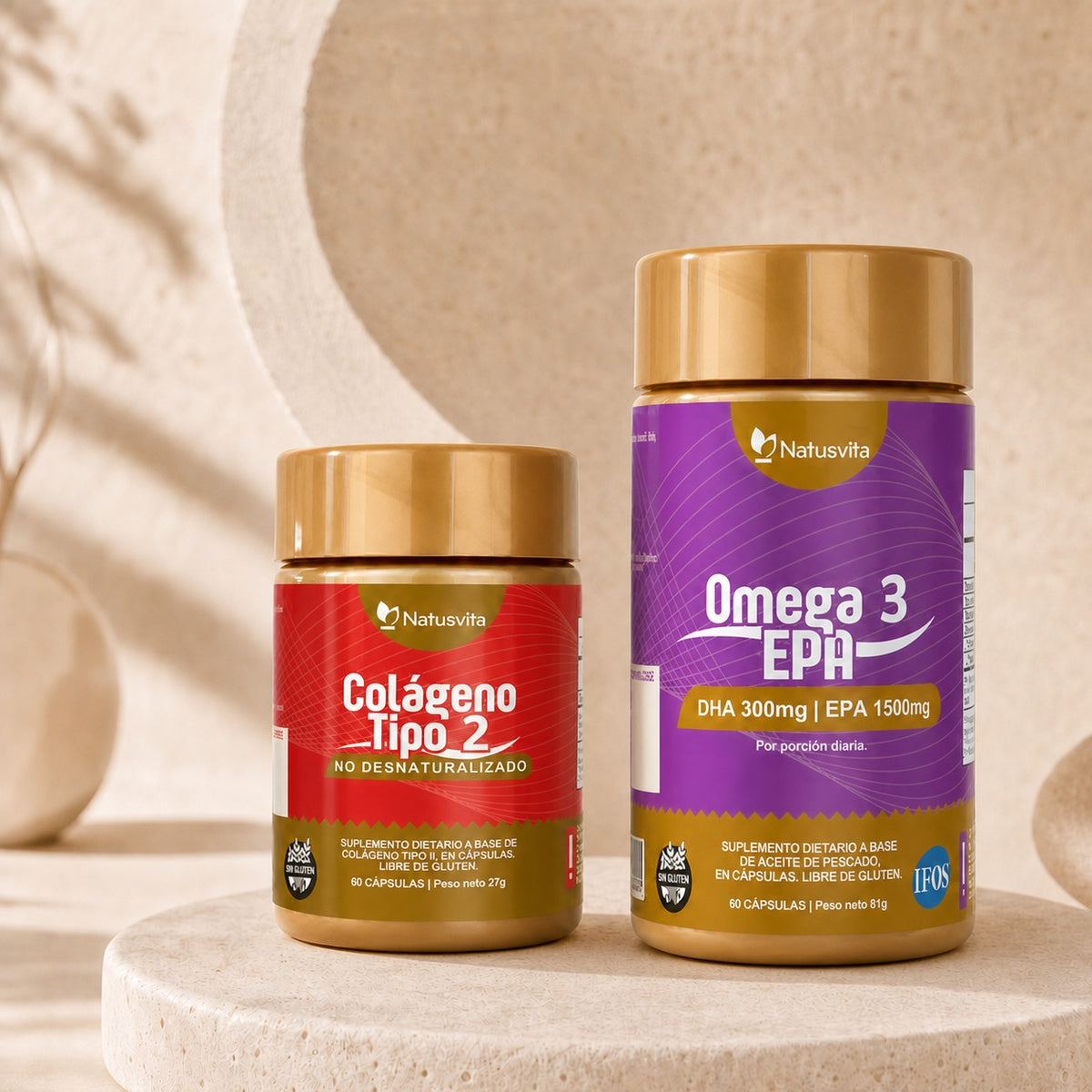 Kit Movilidad — Colágeno Tipo II UC-II + Omega 3 IFOS