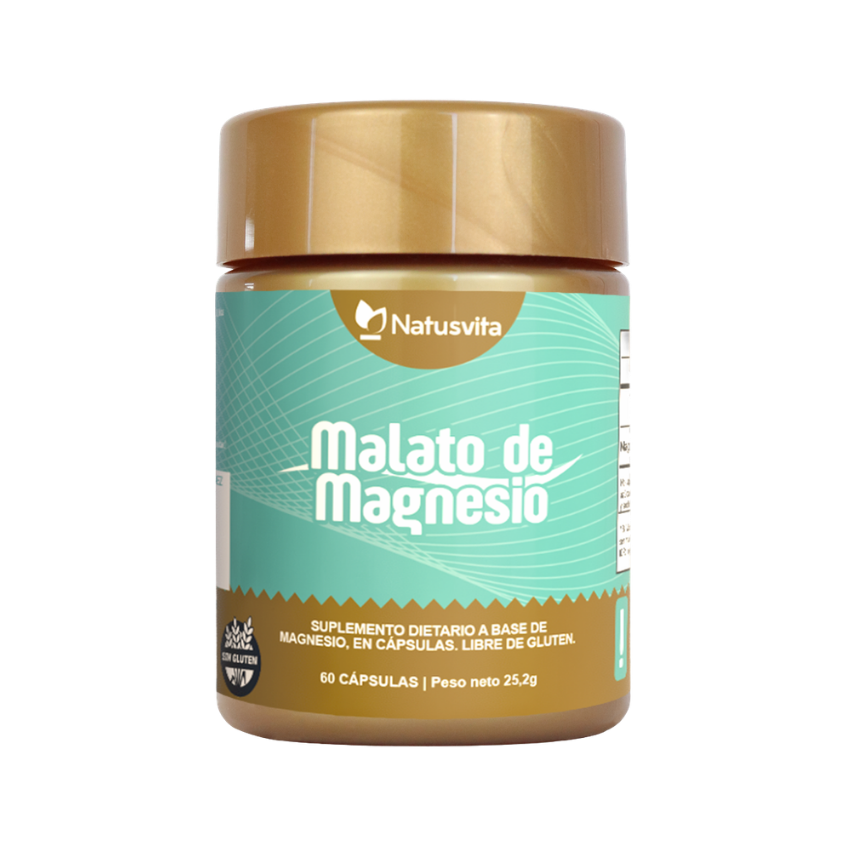 Malato de Magnesio 96 mg Magnesio Elemental - Cápsulas