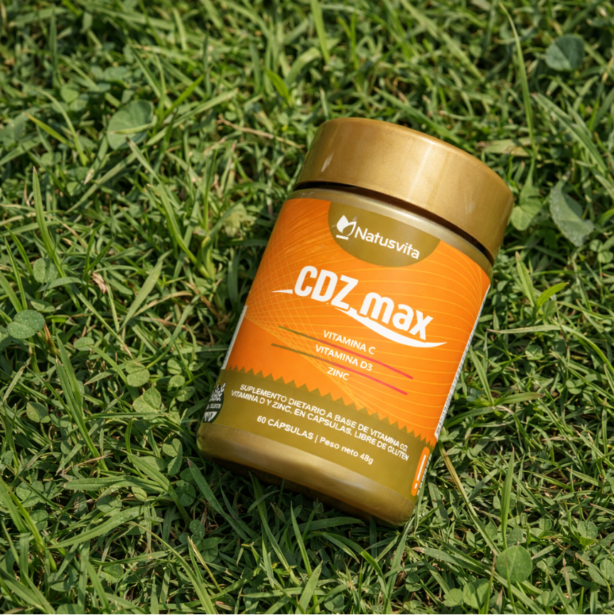 CDZ Max (Vitamina C 1000mg + Vitamina D 2000ui + Zinc 29mg) - Cápsulas