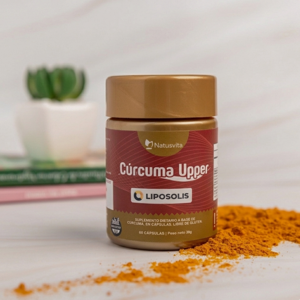 Cúrcuma Upper (Curcumina Liposomal con MCT) en Cápsulas Softgel