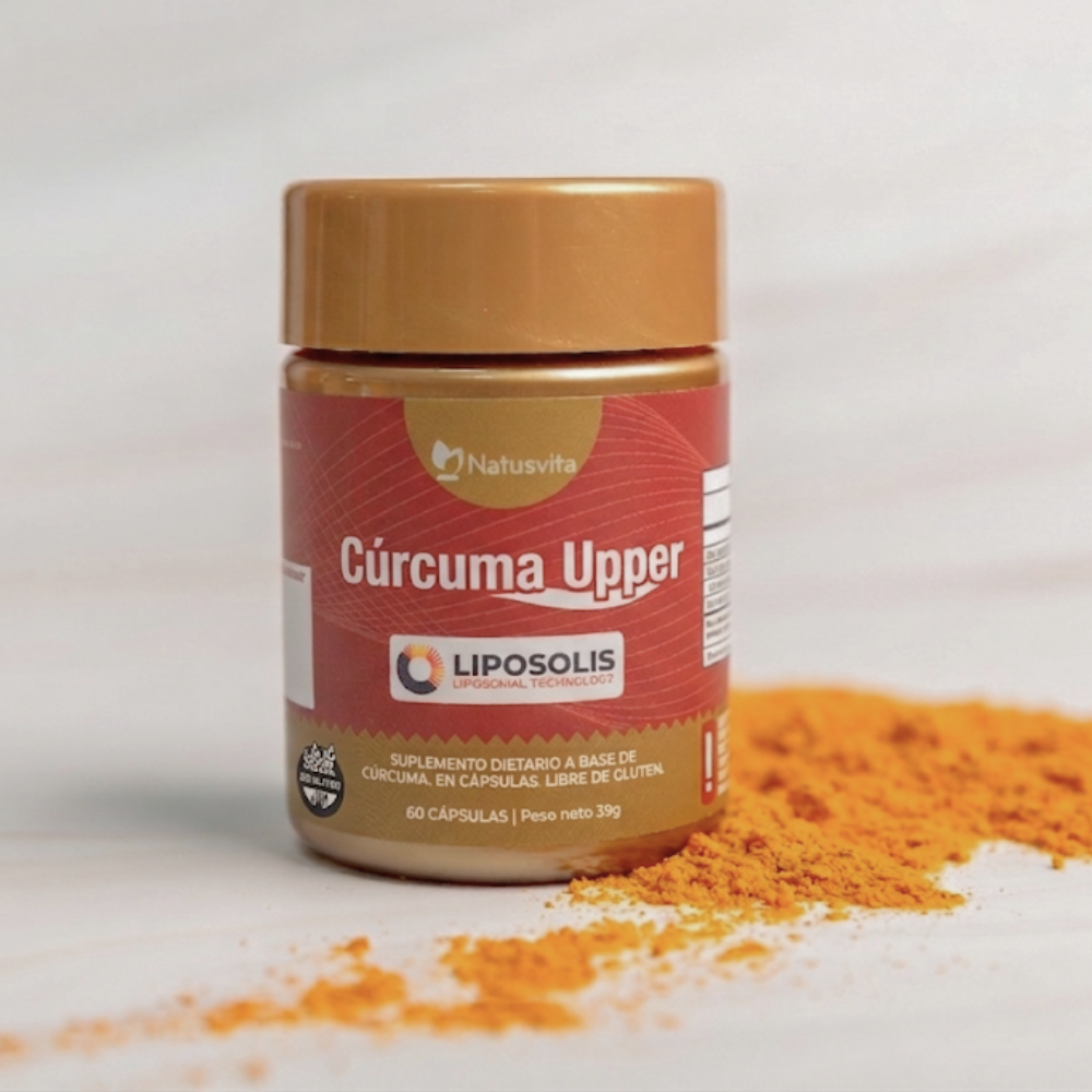 Cúrcuma Upper (Curcumina Liposomal con MCT) en Cápsulas Softgel