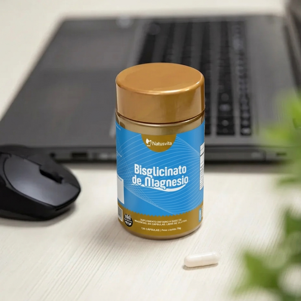 Bisglicinato de Magnesio 248 mg Magnesio Elemental - Cápsulas