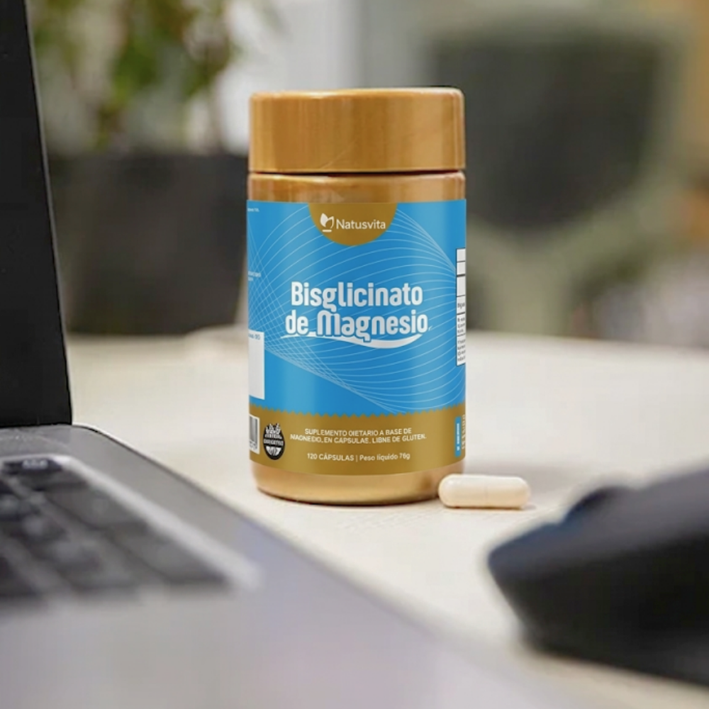 Bisglicinato de Magnesio 248 mg Magnesio Elemental - Cápsulas