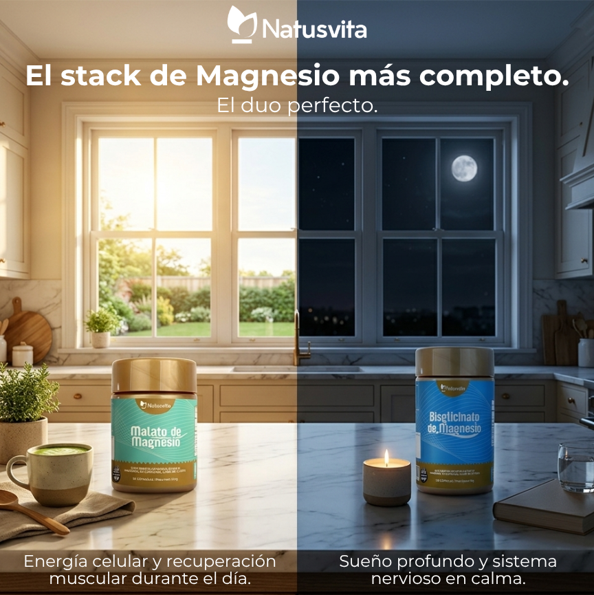 Kit Magnesio Día & Noche — Malato + Bisglicinato