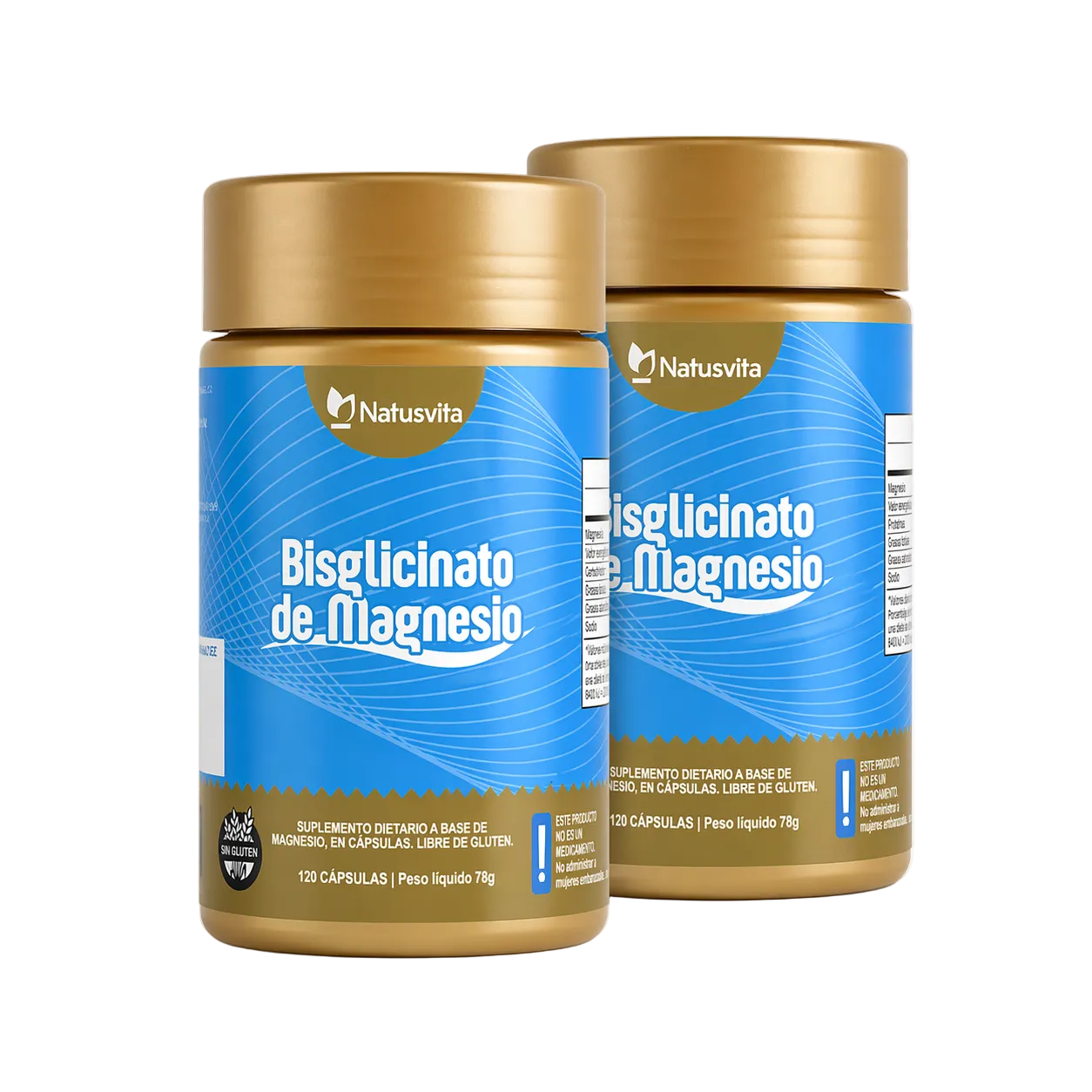Bisglicinato de Magnesio 248 mg Magnesio Elemental - Cápsulas
