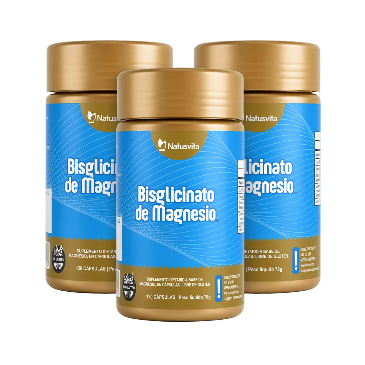Bisglicinato de Magnesio 248 mg Magnesio Elemental - Cápsulas