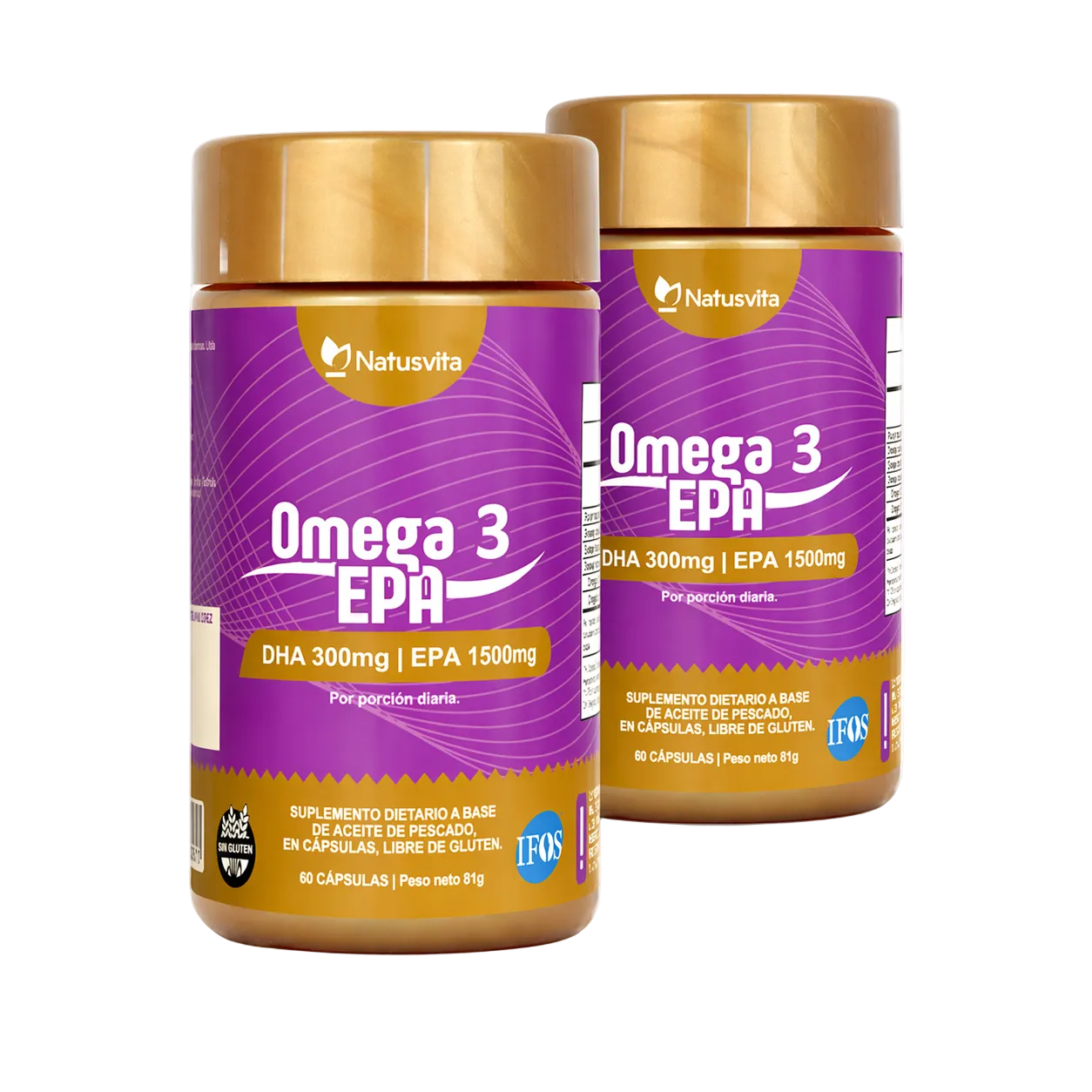 Omega 3 Super EPA (1500 mg EPA - 300 mg DHA) IFOS - Softgel