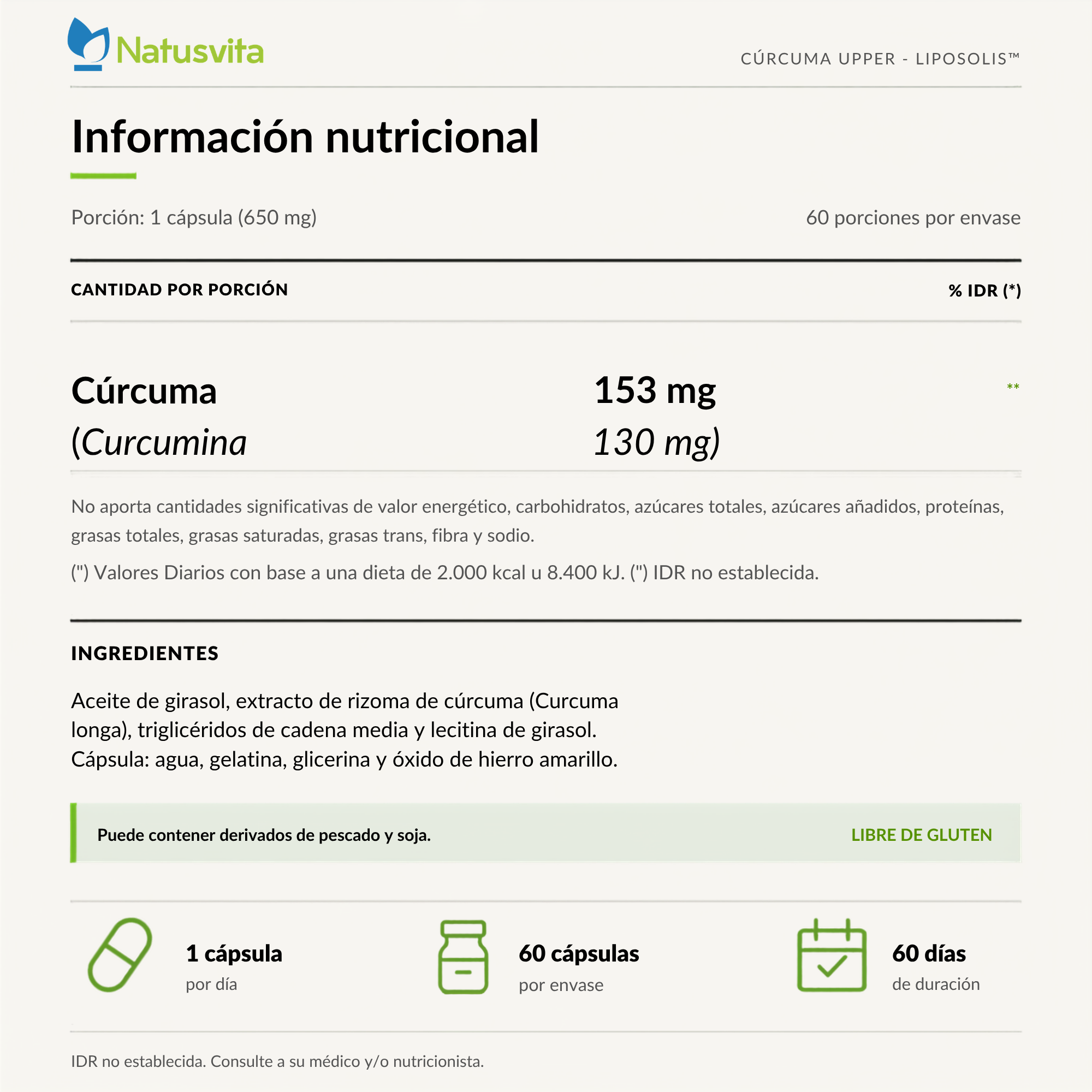 Cúrcuma Upper Liposomal