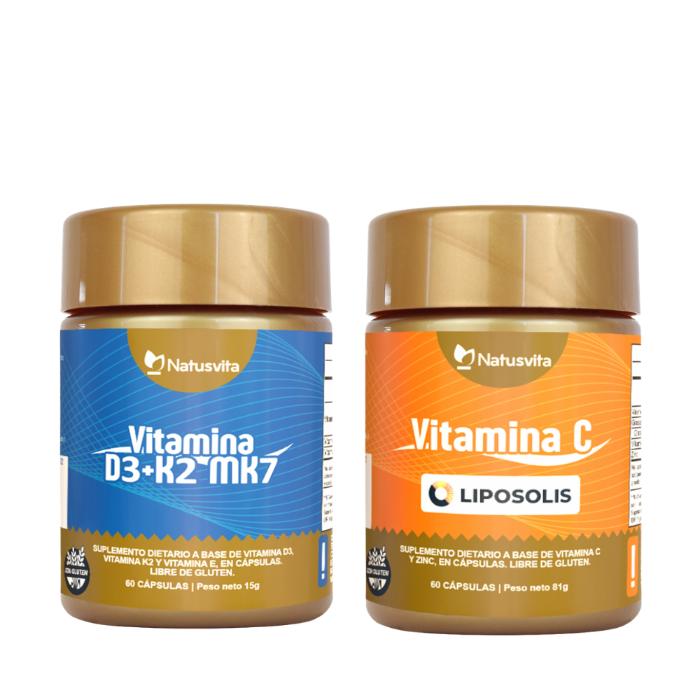 Kit Inmunidad — Vitamina C + Zinc Liposomal + Vitamina D3+K2 MK7