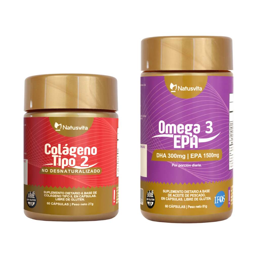 Kit Movilidad — Colágeno Tipo II UC-II + Omega 3 IFOS