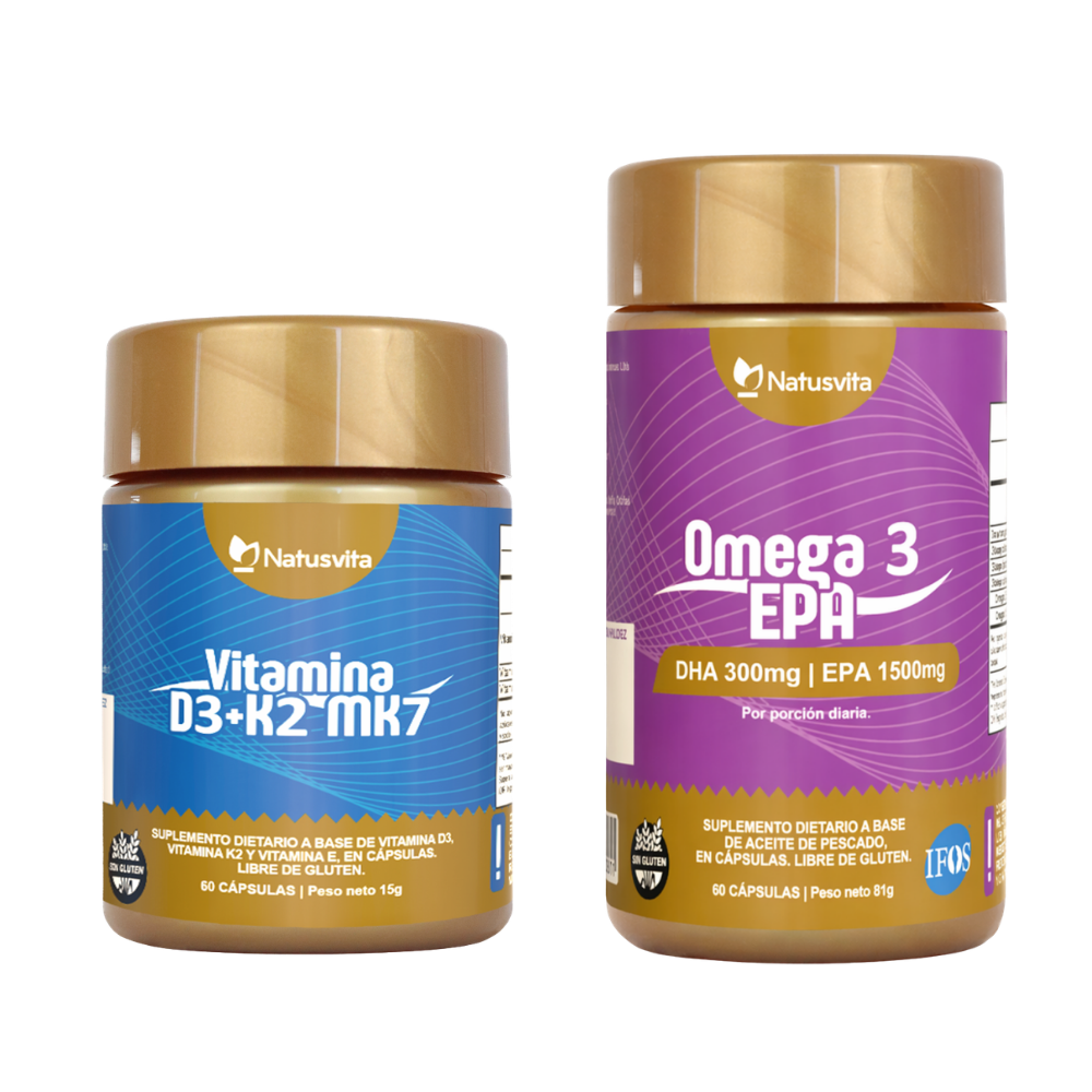 Kit Cardiovascular — Omega 3 IFOS + Vitamina D3+K2 MK7
