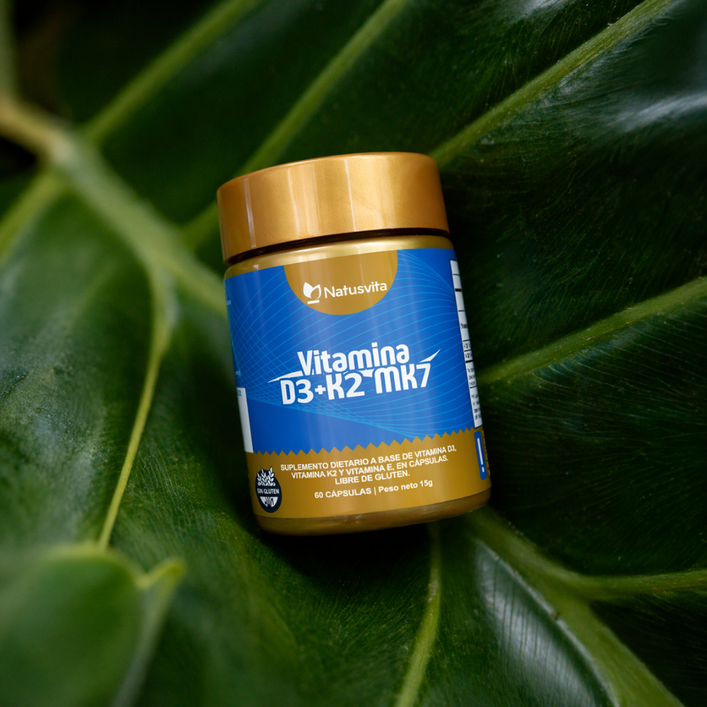 Vitamina D3 2.000 UI + K2 MK7 con MCT y Aceite de Oliva - Mini Softgel