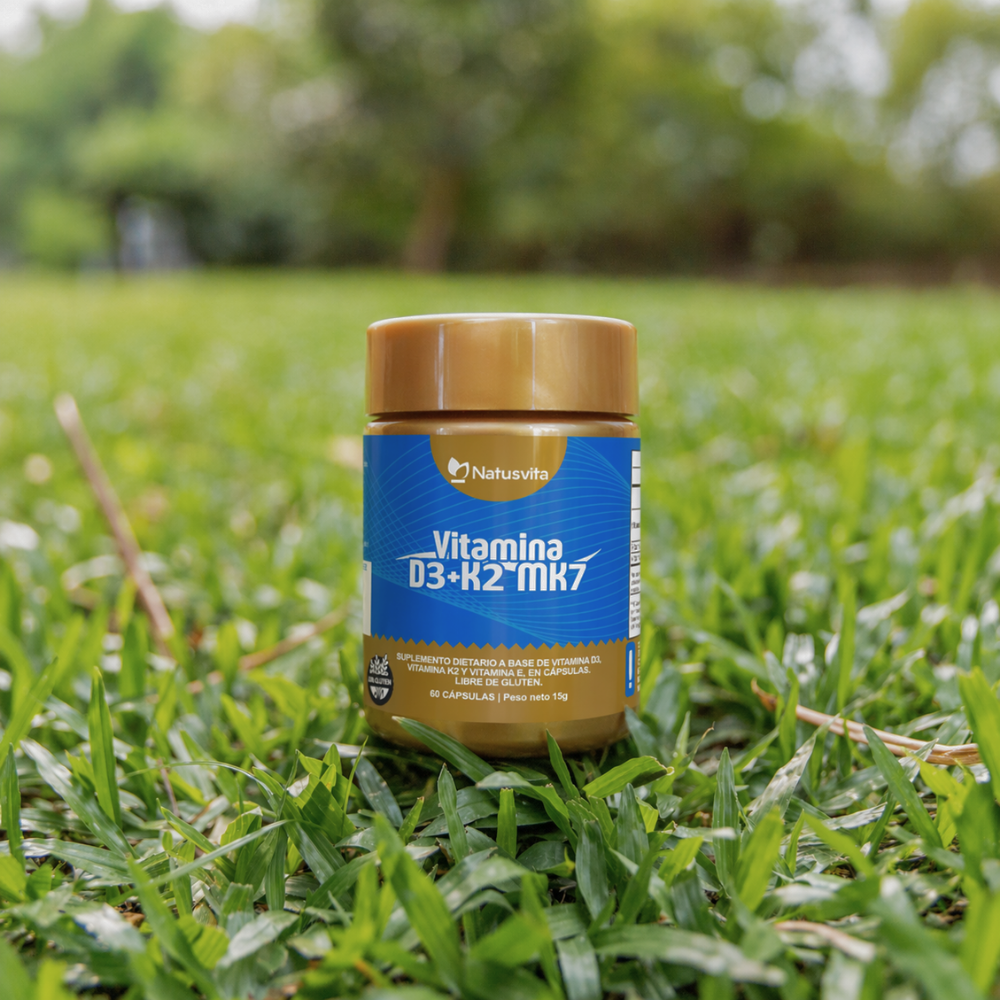 Vitamina D3 2.000 UI + K2 MK7 con MCT y Aceite de Oliva - Mini Softgel