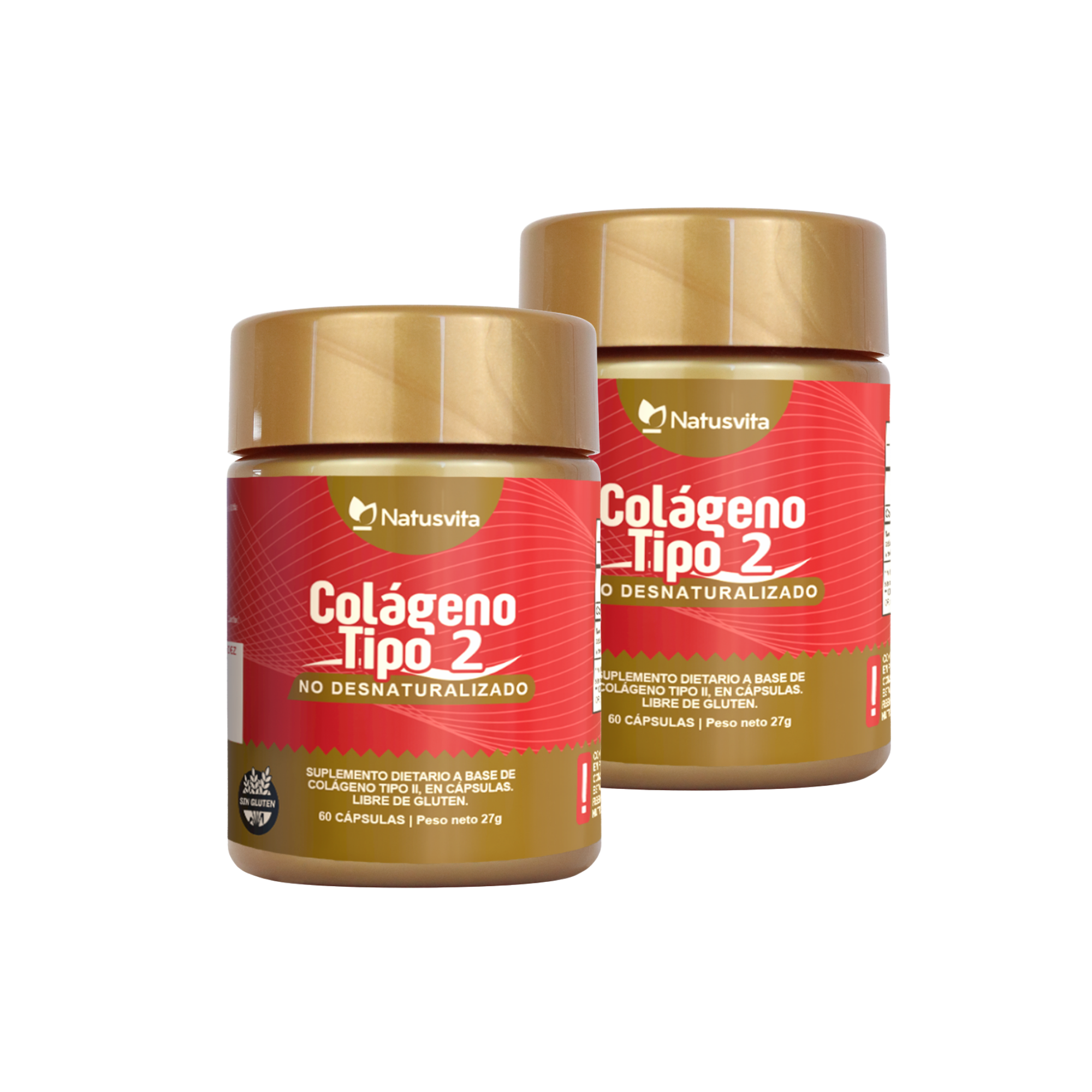 Colágeno Tipo 2 UC II. No Desnaturalizado 40 mg - Cápsulas