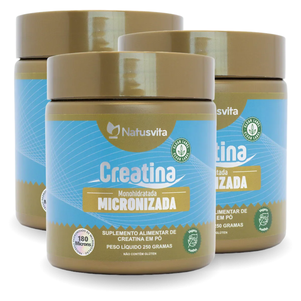 Creatina 100% Pura. Monohidratada y Micronizada 180 micrones. Libre de Metales Pesados.